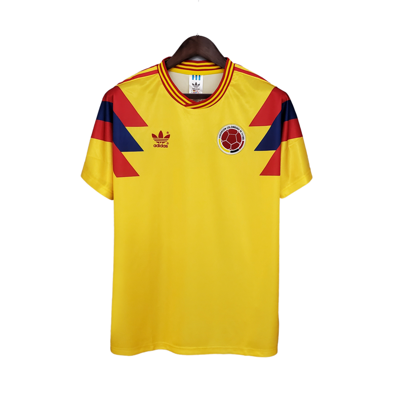 CAMISETA COLOMBIA HOME (1) 1990 ADIDAS RETRO MASCULINA