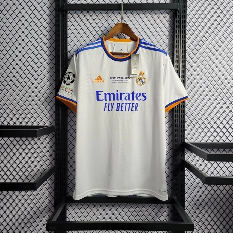 CAMISETA REAL MADRID I 21/22 FINAL CHAMPIONS - HOMBRE (RETRO)