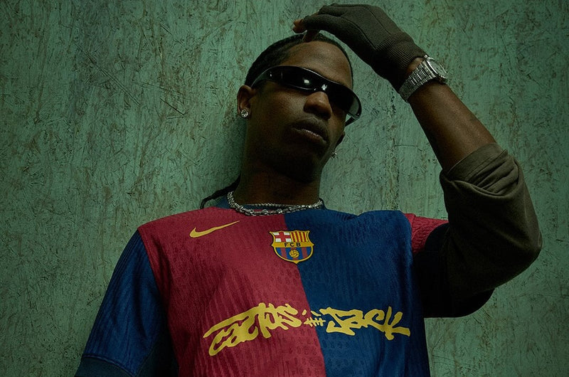 CAMISETA BARCELONA X TRAVIS SCOTT 2025 – HOMBRE - LANZAMIENTO - (VERSIÓN JUGADOR)