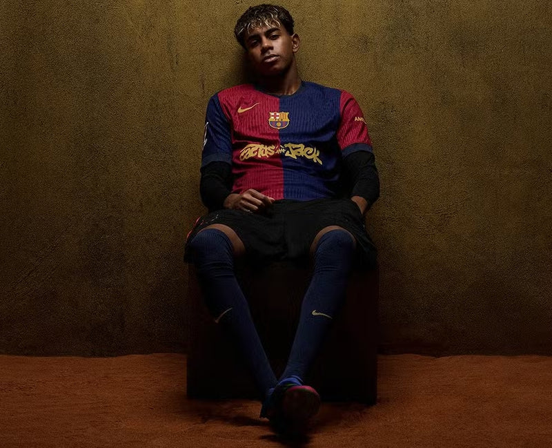CAMISETA BARCELONA X TRAVIS SCOTT 2025 – HOMBRE - LANZAMIENTO - (VERSIÓN JUGADOR)