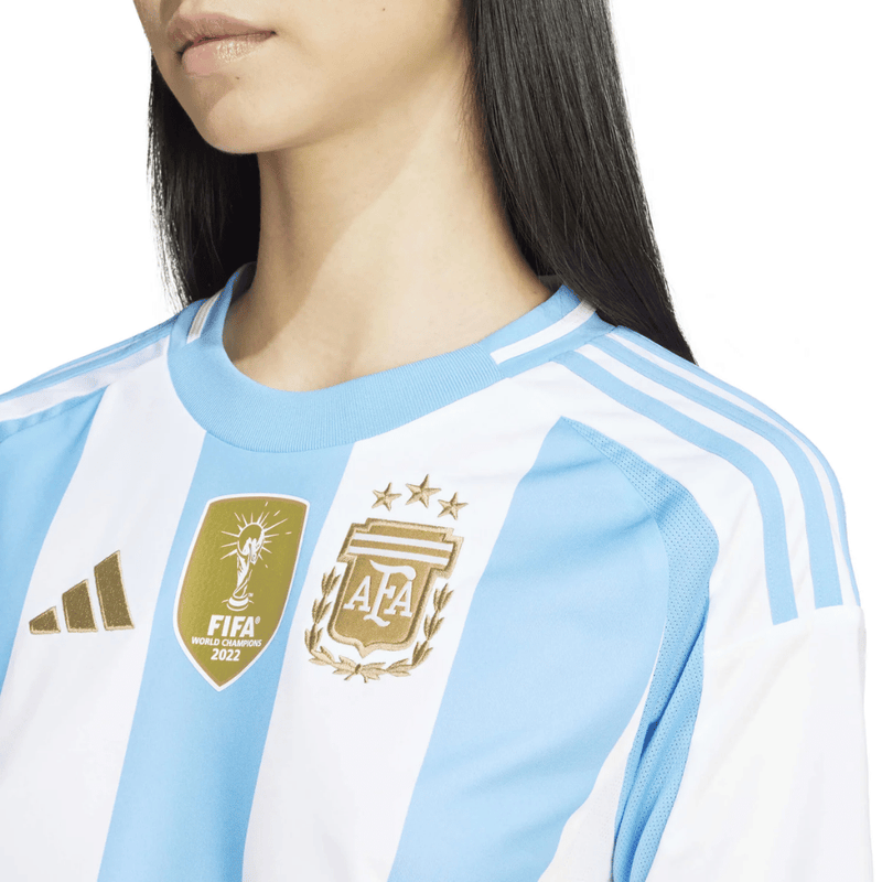 CAMISETA ARGENTINA I 2024/25 - MUJER - CON PARCHE - CAMPEÓN COPA DEL MUNDO