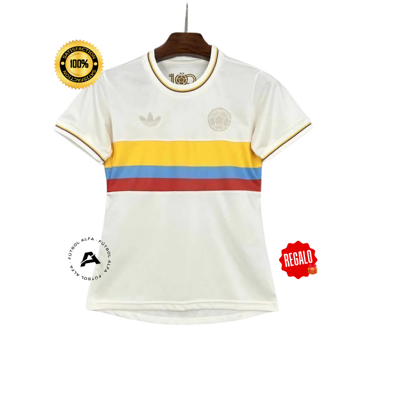 CAMISETA COLOMBIA 2024/25 CENTENARIO - MUJER