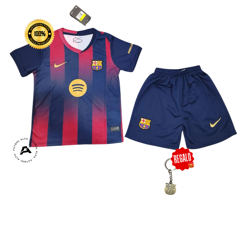 BARCELONA I 25/26 CONJUNTO INFANTIL - LANZAMIENTO