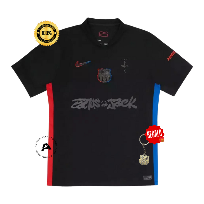 CAMISETA II BARCELONA X TRAVIS SCOTT 2025 – HOMBRE - LANZAMIENTO - (VERSIÓN FAN)