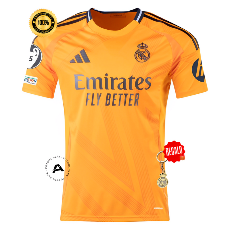 CAMISETA REAL MADRID II 24/25 HOMBRE - MBAPPÉ 9 - CON PARCHE CHAMPIONS LEAGUE