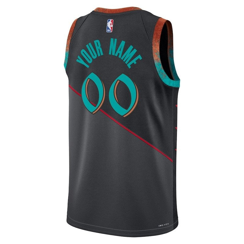 CAMISETA NBA - WASHINGTON WIZARDS - 23/24 - NEGRO - EDICIÓN CIUDAD